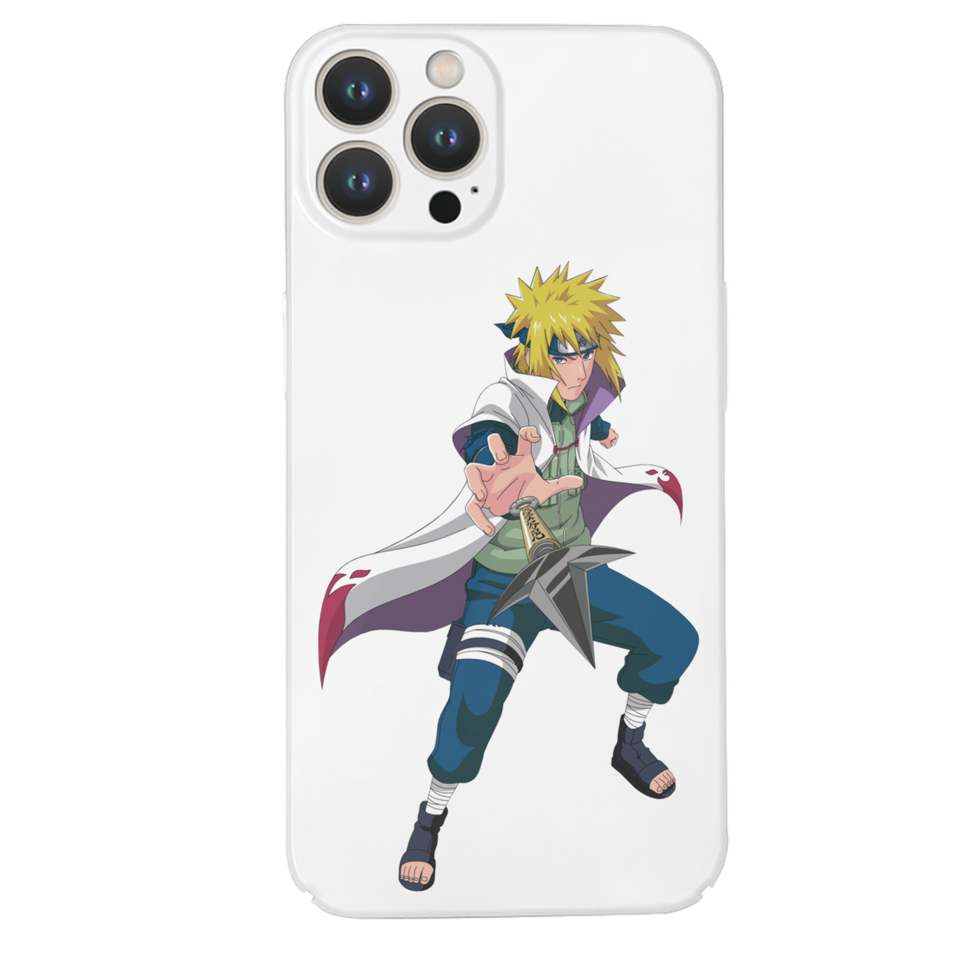 （画像用） NARUTO -ナルト- 波風 ミナト Namikaze Minato 【iPhone 14シリーズ対応】ハードケース
